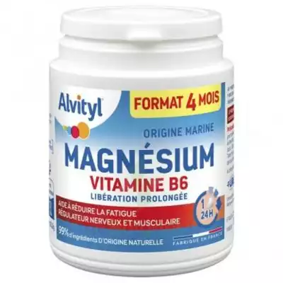 Acheter Alvityl Magnésium Vitamine B6 Libération Prolongée Comprimés LP Pot/120 à Capdenac