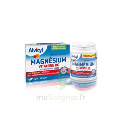 Alvityl Magnésium Vitamine B6 Libération Prolongée Comprimés Lp B/45 à Capdenac